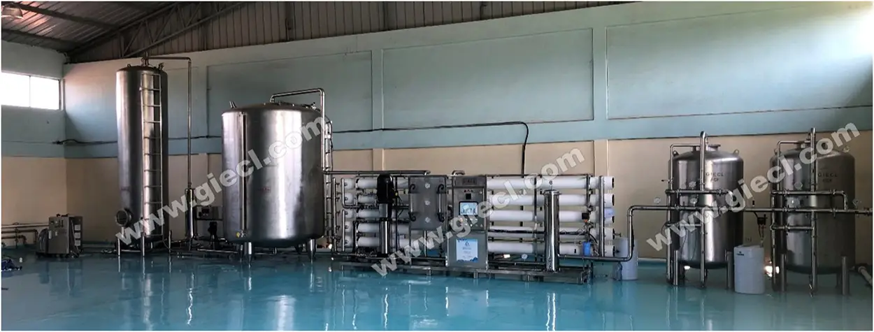 4000 Liters per hour Mineral Water plant