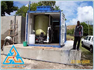Containerise brackish water plant (R.O.System)