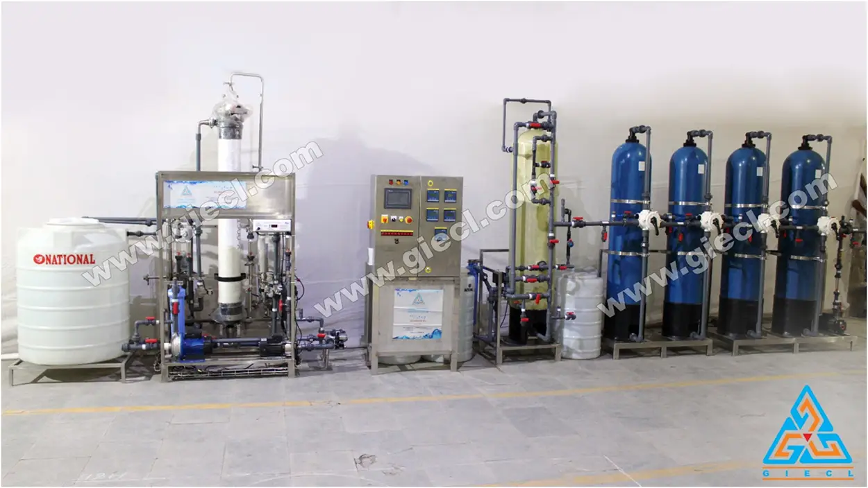 2000 LPH Purified water generation system with DM